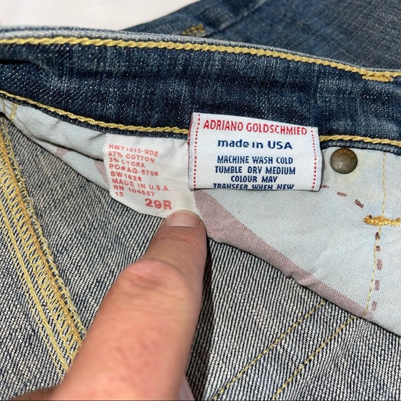 ✨4xHOST PICK✨Adriano Goldschmied Angel Jeans Vintage - Picture 6 of 16